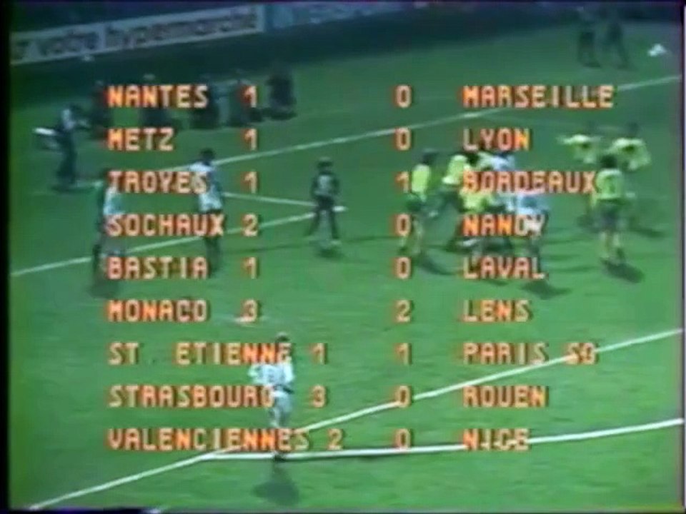 NANTES  -  MARSEILLE  - 1978  -  SAISON  1977/1978  -