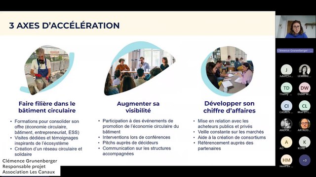 Webinaire BUS2 N°4 – « L'accélérateur du Bâtiment circulaire : accélérer la transformation du secteur du bâtiment vers plus de circularité et d’inclusion »