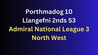 Porthmadog score a try against Llangefni 2nds