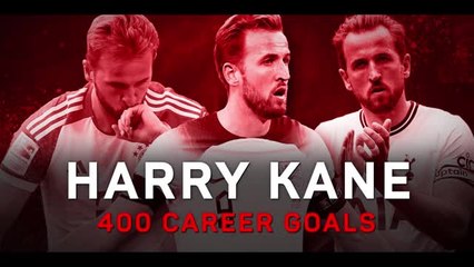 Video herunterladen: Harry Kane: England and Bayern star hits 400 goals