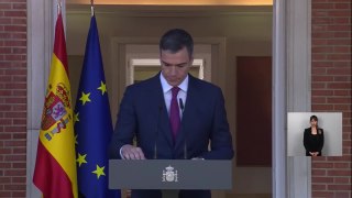 El lapsus de Pedro Sánchez al inicio de su discurso