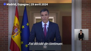 Espagne: le Premier ministre Pedro Sánchez décide de rester au pouvoir