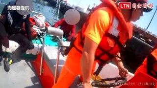 宜蘭烏石港違規採捕125顆「海鋼盔」 最高處15萬罰鍰(海巡署提供）