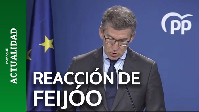 Alberto Núñez Feijóo: España no tiene un presidente a la altura de sus ciudadanos