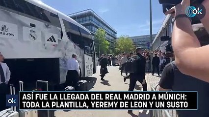 Llegada del Real Madrid a Múnich: Plantilla completa, Yeremy de León y un susto inesperado ⚽