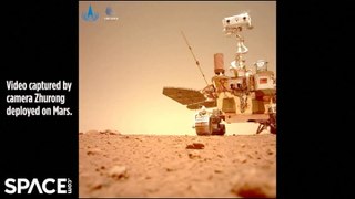 China's Rover Moves On Mars