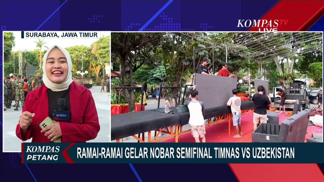 Titik Nonton Bareng Indonesia vs Uzbekistan di Kota Makassar, Surabaya, dan Stadion GBK