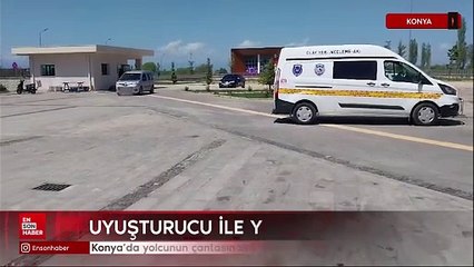 Konya'da yolcunun çantasından milyonlarca liralık uyuşturucu çıktı