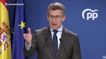 Feijóo, sobre la decisión de Sánchez: "Solo se quiere a sí mismo"