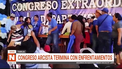 Congreso arcista termina en enfrentamientos