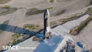 Watch Views During A SpaceX Starship 25 Static Fire Tests In Real Time And Slow-Mo