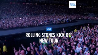 The Rolling Stones rock out in Houston as they begin their latest tour