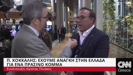 Πέτρος Κόκκαλης: Ήρθε η ώρα για ένα Πράσινο κόμμα στην Ελλάδα