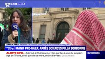 Manifestation propalestinienne à la Sorbonne: 