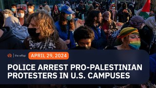 Police arrest scores of pro-Palestinian protesters on US university campuses