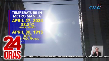 24 Oras Part 3: Panawang "national climate emergency" dahil sa matinding init; kalbaryo sa NAIA; nabaril ng kapatid?; Pinoy na "analog astronauts"; lagay ng panahon bukas; sleep apnea procedure ni David Licauco, atbp.