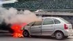 VÍDEO: Carrega pega fogo na Av. Bonocô e deixa trânsito lento na região
