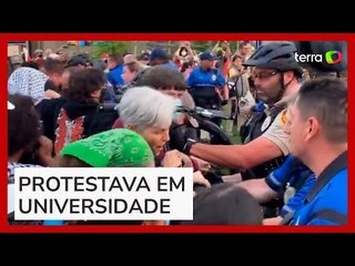 Candidata à presidência dos EUA é presa em protesto pró-Palestina