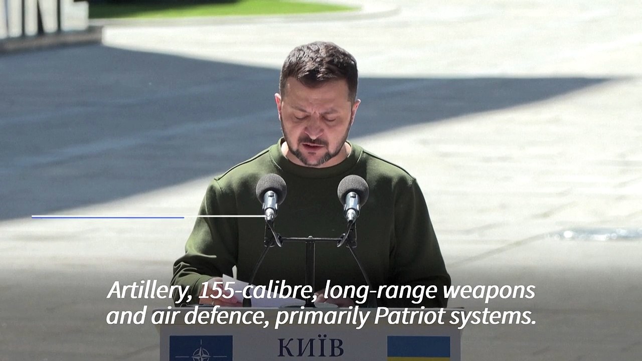 Zelensky urges faster arms deliveries to 'disru...