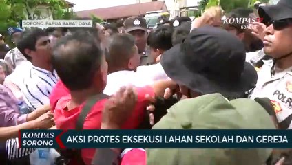 Situasi Eksekusi Lahan Sekolah dan Gereja di Sorong