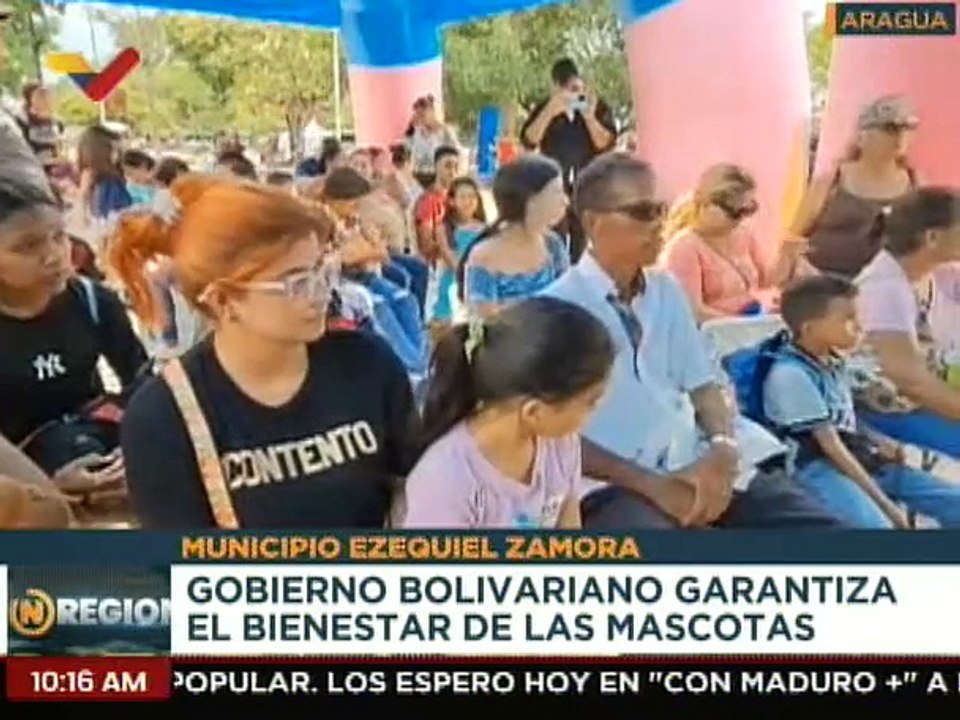 Más de 3 mil mascotas atendidas en jornada veterinaria del mcpio. Ezequiel Zamora en Aragua