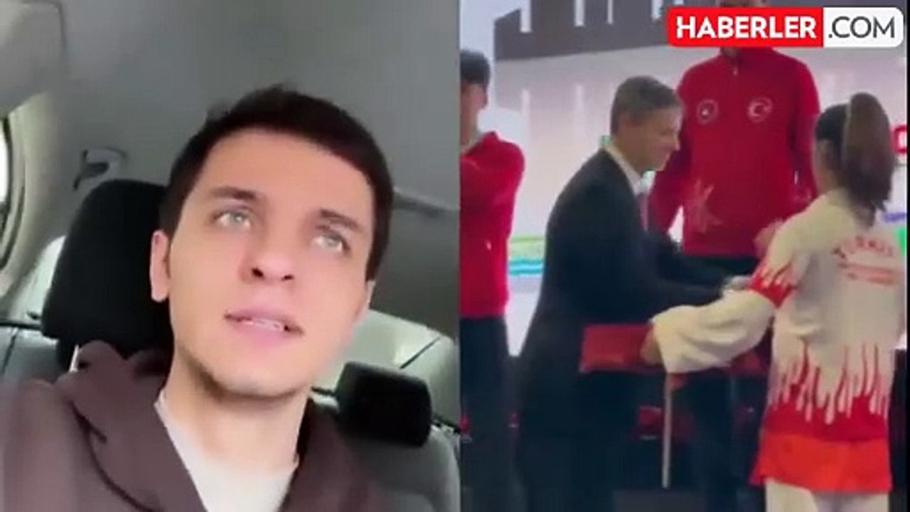 Avrupa Wushu Kung Fu Federasyonu, kürsüde Filistin bayrağı açan Necmettin Erbakan Akyüz'e soruşturma açtı