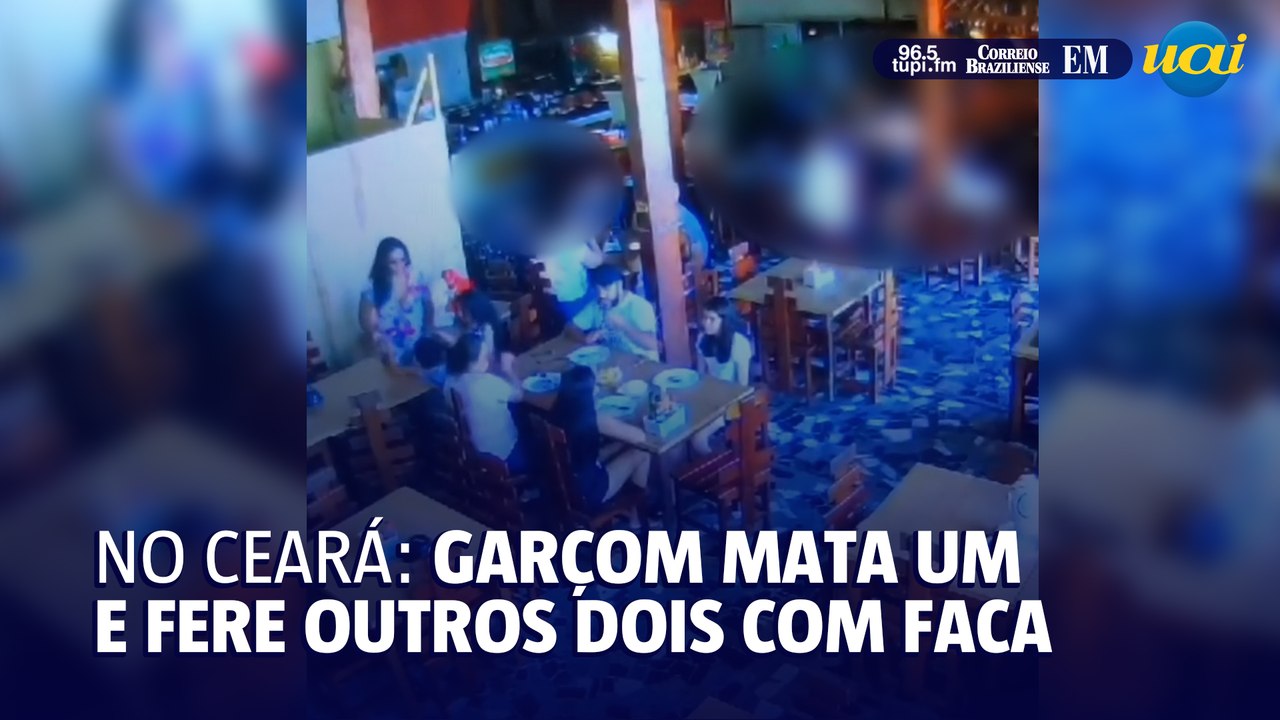 Garçom mata vereador e fere outras pessoas