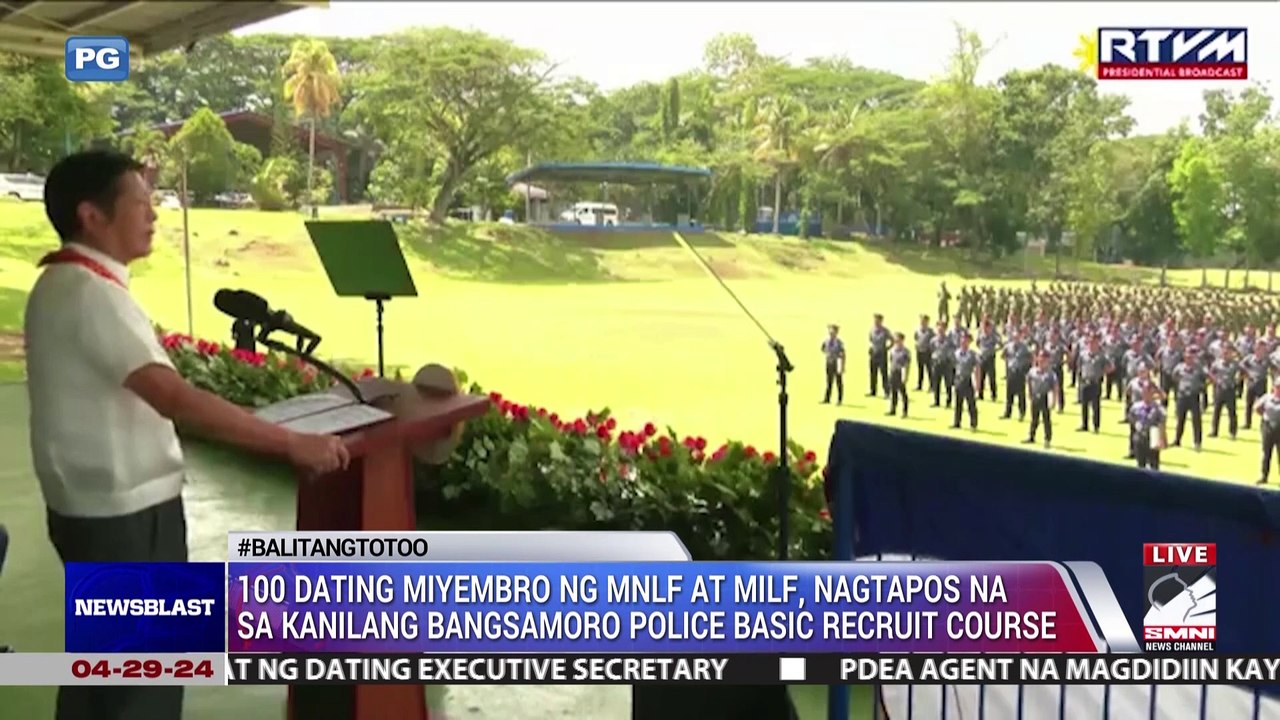 100 dating miyembro ng MNLF at MILF, nagtapos na sa kanilang Bangsamoro Police Basic Recruit Course