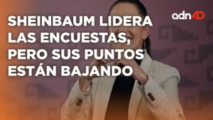 Claudia Sheinbaum desciende en las encuestas, llegó a su punto máximo #VotaMéxico2024