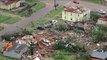 Tornado leaves homes and businesses flattened as at least three dead in Oklahoma