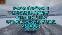 Forza Horizon 4 Influence Boards #44, #45 & #46 1000 Bonus Points Each Astmoor