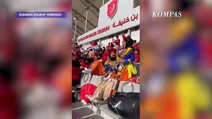 Ratusan Suporter Indonesia Hadir Langsung Menyaksikan Semifinal  Piala Asia U-23