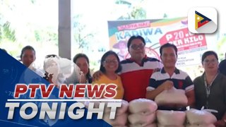 Rice being sold at P20/kg at Kadiwa ng Pangulo in Albay, Bicol