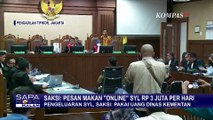 Saksi Ungkap SYL Pesan Makanan 'Online' Rp3 Juta Per Hari Pakai Uang Dinas Kementan