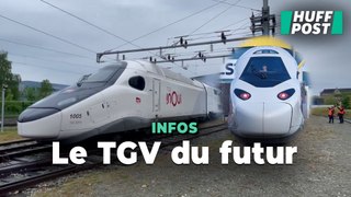 La SNCF présente le TGV M, son « train du futur », dont les rames seront presque toutes blanches