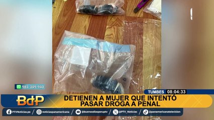 Madre de recluso escondió medio kilo de droga en sus genitales e intentó ingresarla a penal de Tumbes