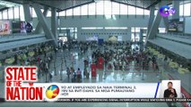 Mga pasahero at empleyado sa NAIA Terminal 3, nagtitiis pa rin sa init dahil sa mga pumalyang cooling tower | SONA