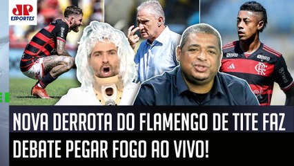"SÃO FROUXOS! Alguém do Flamengo TEM QUE TER CORAGEM para..." DEBATE FERVE sobre Tite!