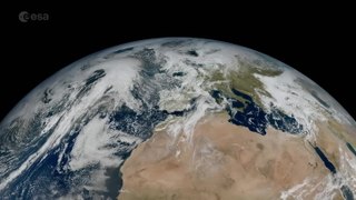 Europe's Weather Satellite Delivers Stunning Earth Views