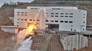 China Fired Up Liquid-Propellent Rocket Engine On New Test Stand