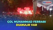 Sempat Bakar Flare dan Petasan, Suporter Timnas di Depok Kembali Terdiam Usai Gol Dianulir VAR