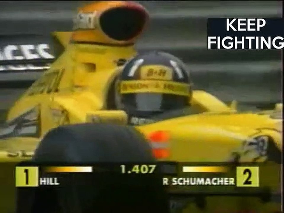F1 GP Belgique 1998 (TF1) Le + Grand Carambolage de tous les Temps en Formule 1 au 1er Tour + Une Sacrée Course de Mr David COULTHARD (Partie 09)