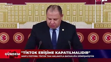 MHP'den 'TikTok' çıkışı! 'Bataklığa dönüştü, kapatılsın'