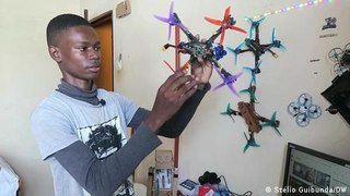 Mozambican teenager drone dreams take flight