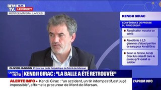 Le procureur de la République Olivier Janson explique la motivation assumée de Kendji Girac quant à cet accident grave : une simulation de suicide