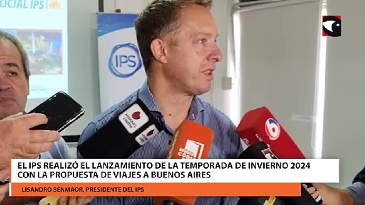 El IPS realizó el lanzamiento de la temporada de invierno 2024 con la propuesta de viajes a Buenos Aires