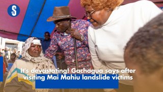 It's devastating! Gachagua says after visiting Mai Mahiu landslide victims