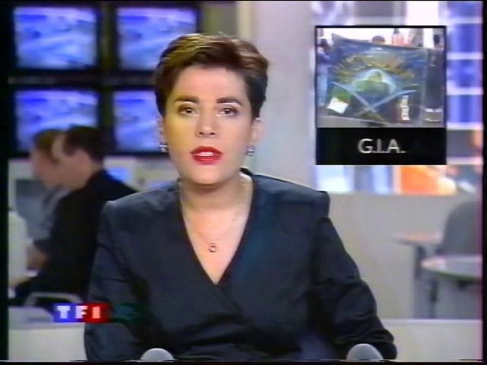 TF1 - 15 Janvier 1995 - Pubs, teasers, JT Nuit (Anne De Coudenhove), météo (Evelyne Dhéliat)