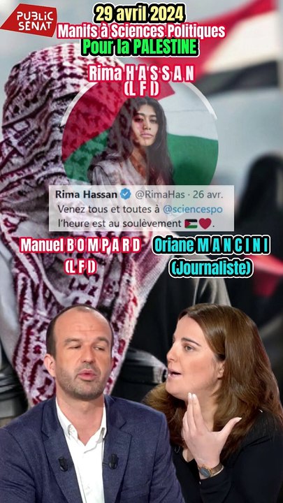 Rima Hassan de La France Insoumise appelle au soulèvement pour la Palestine