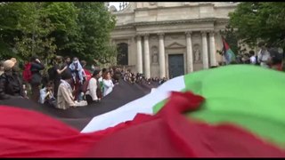Sgomberata mobilitazione pro-Palestina alla Sorbona